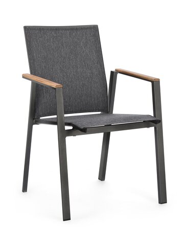CAMERON CHARCOAL GK52 CHAIR W-ARMREST - image 1