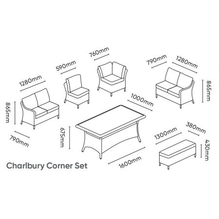 Kettler Charlbury Casual Dining Corner Set - image 5