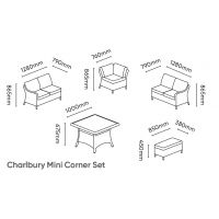 Kettler Charlbury Casual Dining Mini Corner Set - image 4