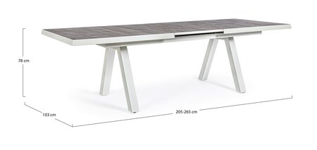 KRION LUNAR EXTENDIBLE TABLE 205-265X103 - image 6