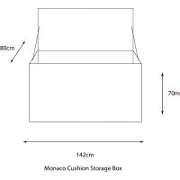Monaco Stone Cushion Storage Box - image 4