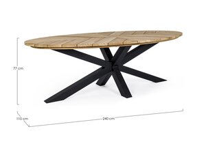 PALMDALE CARBON RT02 OVAL TABLE 240X110 - image 5