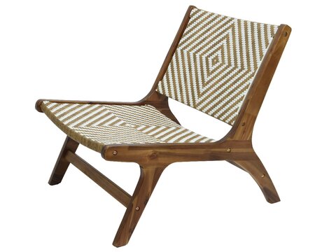 Verona Wood and Wicker Chair - image 1